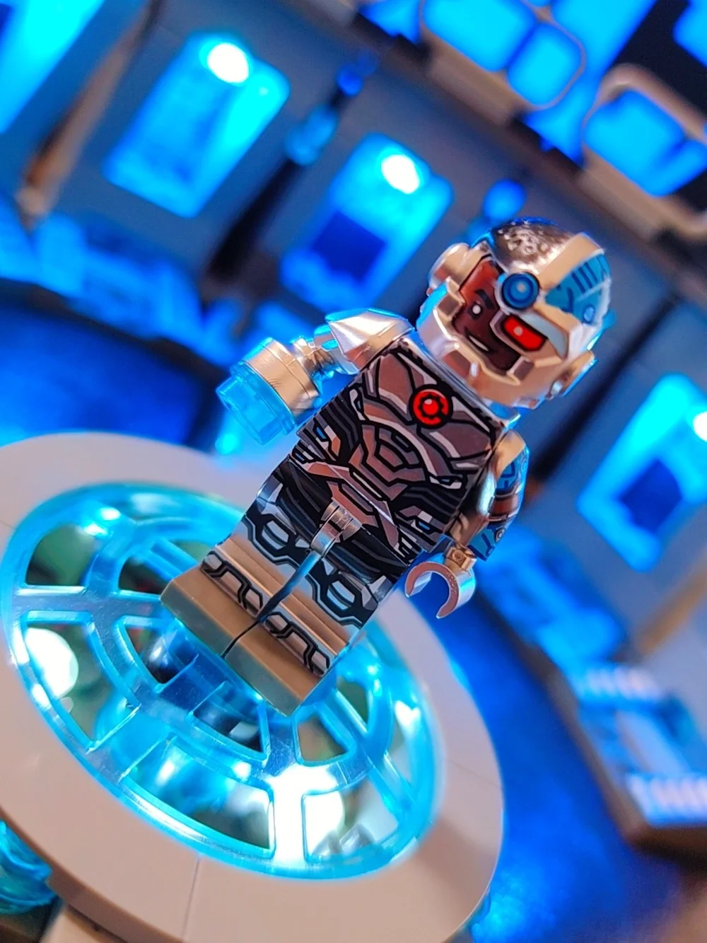 Cyborg Minifigure Lego Compatible